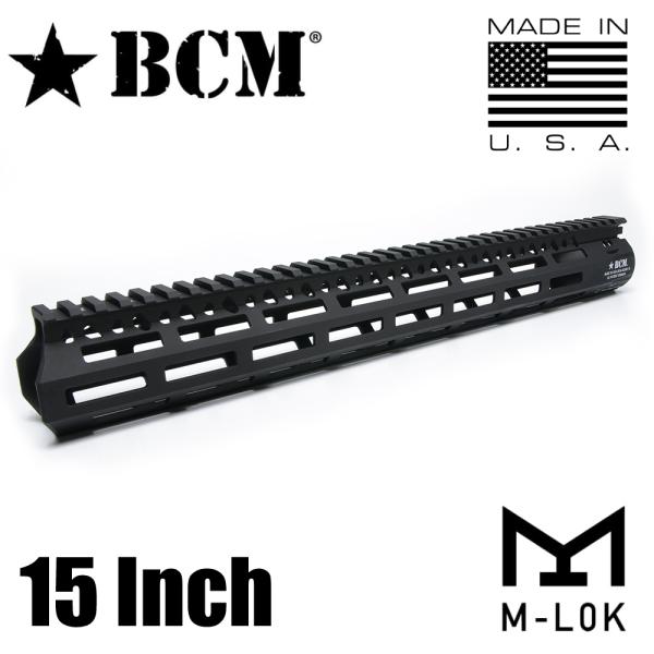 BCM ハンドガード MCMR M-LOK アルミ合金製 M4/AR15用 [ ブラック / 15イ...