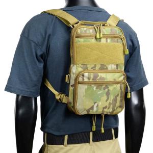 フラットパック 容量可変式バックパック D3チェストリグ取付対応