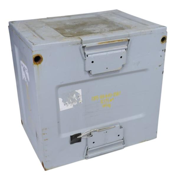 アメリカ軍放出品 ミリタリーコンテナ 大型 スチール製 トランスポートボックス 約150Lサイズ 米...