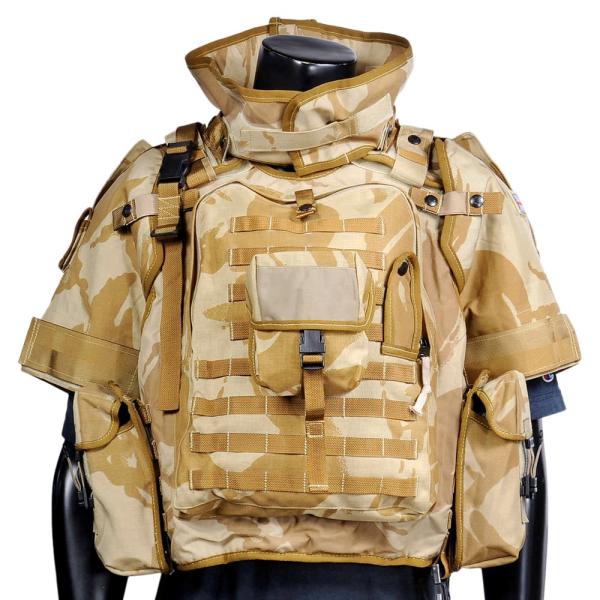 イギリス軍放出品 ボディアーマーセット Osprey オスプレイ MK2 デザートDPMカモ ポーチ...