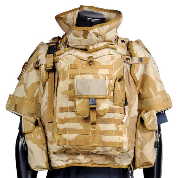 イギリス軍放出品 ボディアーマーセット Osprey MK2 デザートDPMカモ ポーチ付き [ 1...