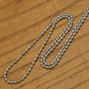 ボールチェーン SUS ステンレス製 ドッグタグ用 クラフトパーツ [ 2mm / 10cm ] 玉鎖 ステンレス鋼 鉄