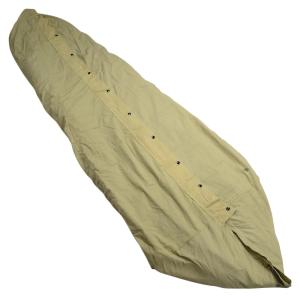 NATO軍放出品 寝袋 シュラフ 取り外しカバー付き コットン製 [ 破損あり ] スリーピングバッグ 綿 マミー型｜repmartjp