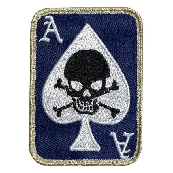 BritKitUSA ワッペン DEATH DEALER ベルクロシート付き モラルパッチ [ ブル...