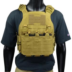 プレートキャリア 1000Dナイロン製 レーザーカットMOLLE クイック