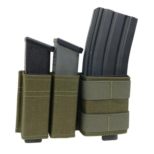 WoSporT ライフル&amp;拳銃用マグポーチ KYWI ショート M4/9mm CORDURA製 MG...