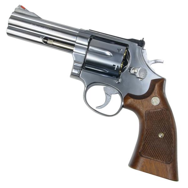 マルシン ガスガン M686 Xカートリッジ ABS シルバー 木製グリップ 022409 S&amp;W ...