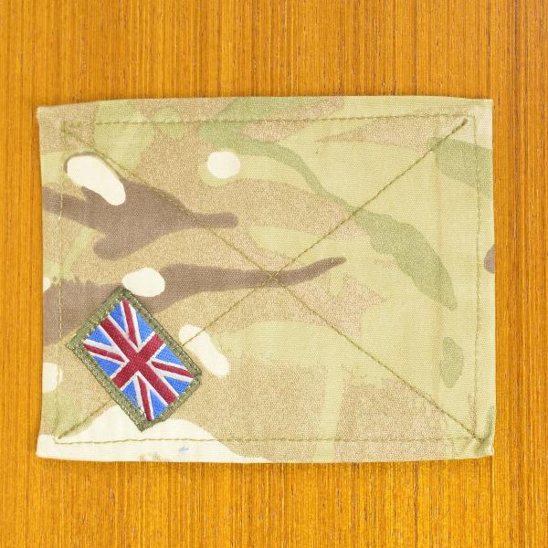 イギリス軍放出品 ワッペン MTP迷彩 全面ベルクロ [ 可 / パッチあり ]