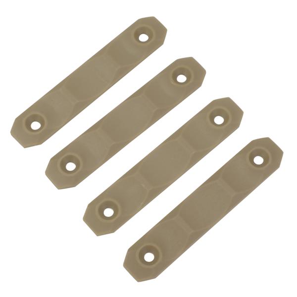 レールパネル M-LOK対応 デューン 4本セット [ サンドタン / 小 ]