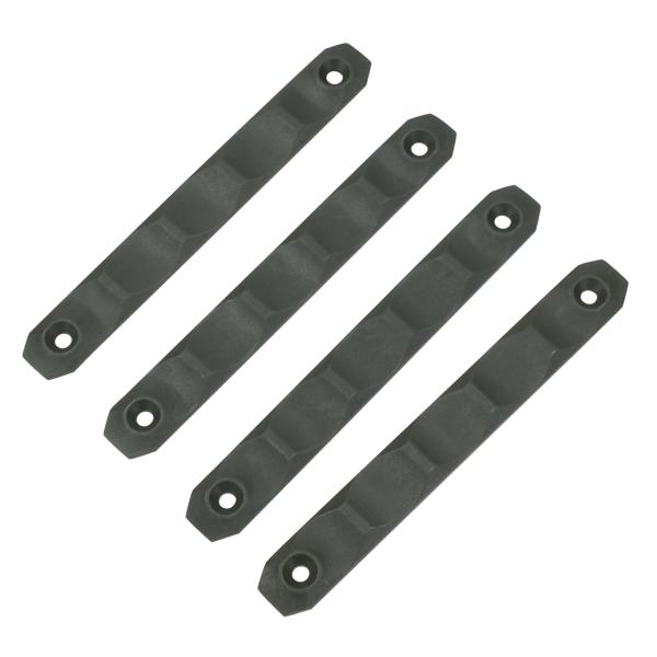 レールパネル M-LOK対応 デューン 4本セット [ グリーン / 大 ]