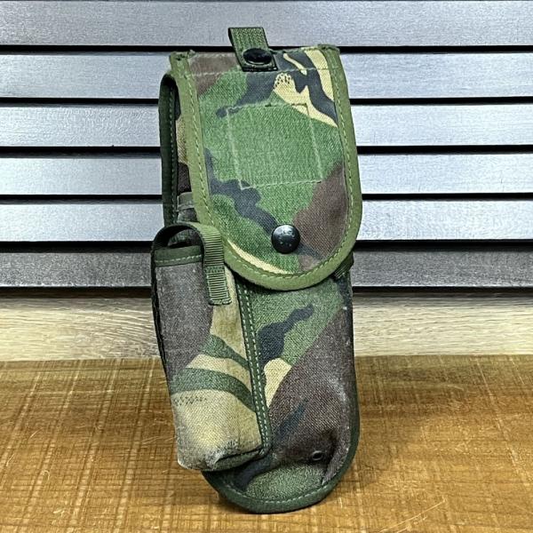 イギリス軍放出品 ヒップホルスター 右利き用 マグポーチ付 DPM迷彩 SIG P229対応 PLC...