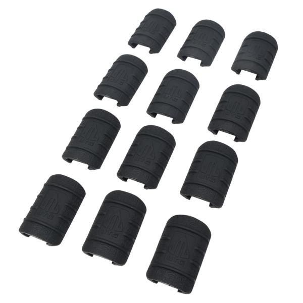 LEAPERS UTG レールカバー 12枚セット ピカティニー用 ブラック RB-HP12B-B ...