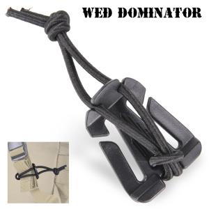 ウェビングバックル ウェブドミネーター 4個セット トライアングルタイプ  BUCKLE 紐まとめ MOLLEアダプター