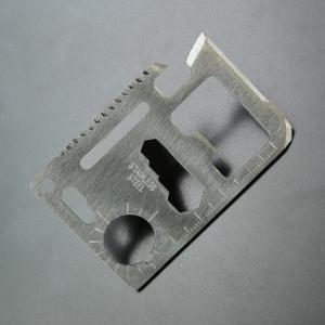 マルチツール カードツールナイフ ステンレス  クレジットカードサイズ サバイバルツール アーミーナイフ 十徳ナイフ 十得ナイフ