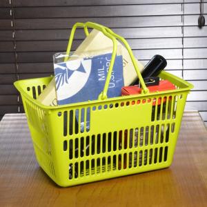 買い物カゴ 11L スモールサイズ ショッピングバスケット [ グリーン
