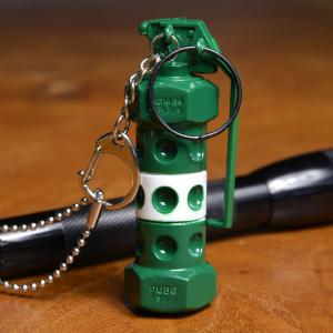 M-67手榴弾型 キーホルダー 2色塗装 金属製 M67 レプリカ 米軍