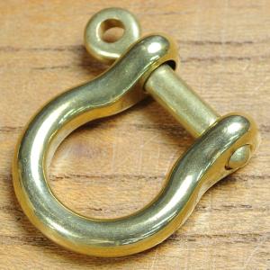 シャックル 馬蹄型 真鍮パーツ 磨きあり [ 24mm ] ブラス
