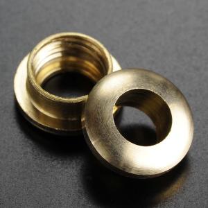 クラフトパーツ ネジ式ハトメ 真鍮 [ 7mm ] ねじ はと目 アイレット 黄銅 補強具 ブラス レザークラフト
