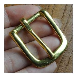 真鍮製 D型バックル 帆型美錠 ベルトバックル...の詳細画像2