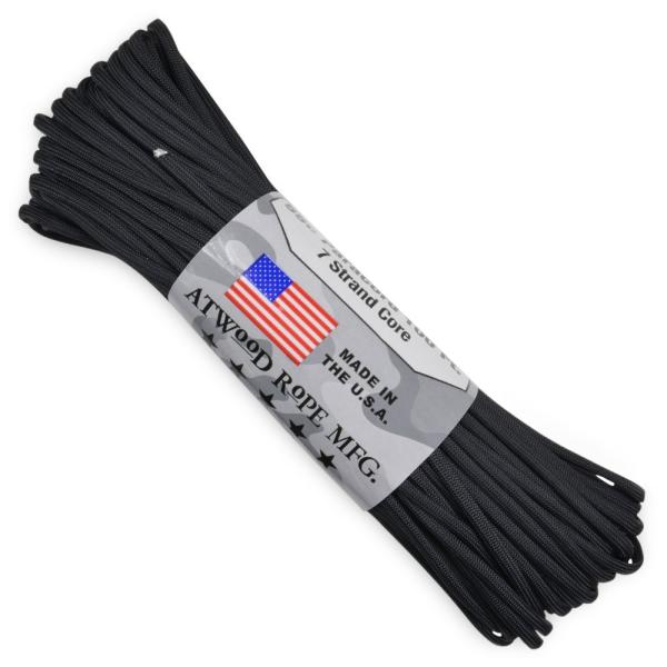 ATWOOD ROPE 550パラコード タイプ3 ブラック [ 30m ] アトウッドロープ AR...