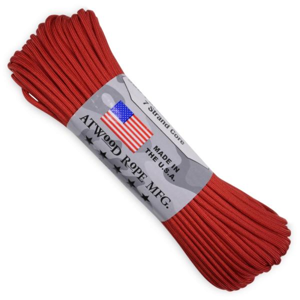 ATWOOD ROPE 550パラコード タイプ3 レッド [ 30m ] アトウッドロープ ARM...