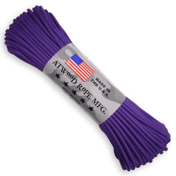 ATWOOD ROPE 550パラコード タイプ3 パープル [ 30m ] アトウッドロープ AR...