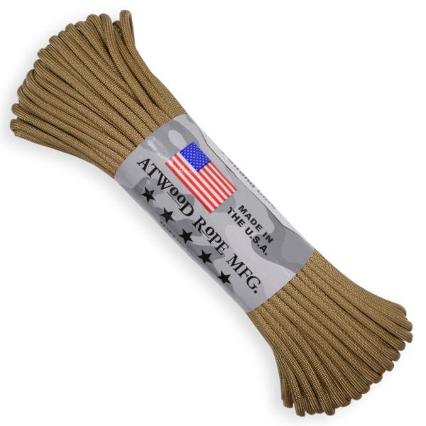 ATWOOD ROPE 550パラコード タイプ3 タン [ 30m ] アトウッドロープ ARM ...