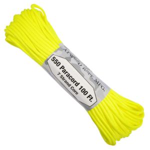 ATWOOD ROPE 550パラコード タイプ3 ネオンイエロー  [ 30m ] アトウッドロープ Neon Yellow