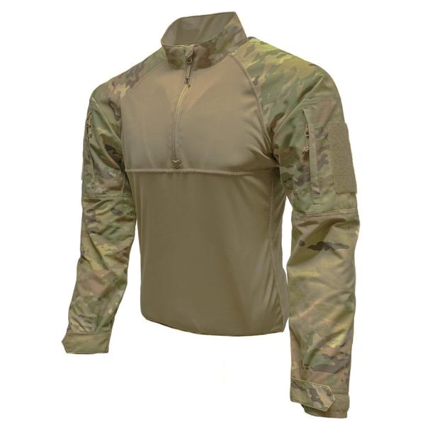 SHELLBACK TACTICAL コンバットシャツ 1/4 ZIP OCP リップストップ生地 ...