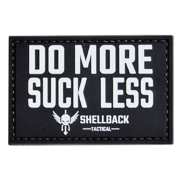 SHELLBACK TACTICAL ミリタリーワッペン DO MORE SUCK LESS ラバー...