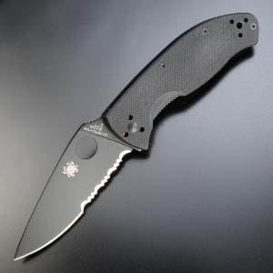 SPYDERCO 折りたたみナイフ C122GBBK テネイシャス 半波 Spyderco 折り畳みナイフ フォルダー｜repmartjp