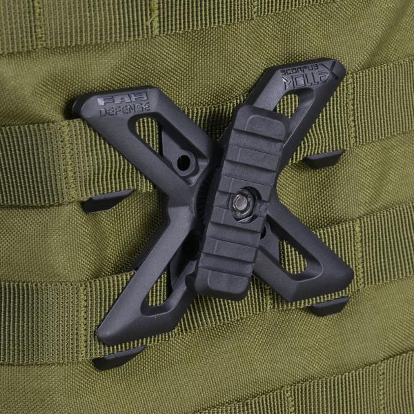 FAB Defense MOLLE X アダプター RPR ピカティニーレール付き [ ブラック ]...