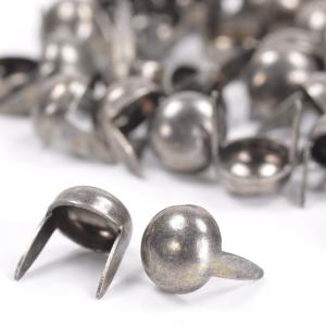 ピラミッド型 スタッズ 2爪 7mm [ ニッケルシルバー / 1個 ] スタッズ