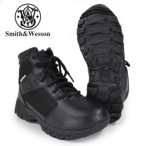 S&W タクティカルブーツ Breach サイドジップ ブラック   Smith Wesson ブリーチ