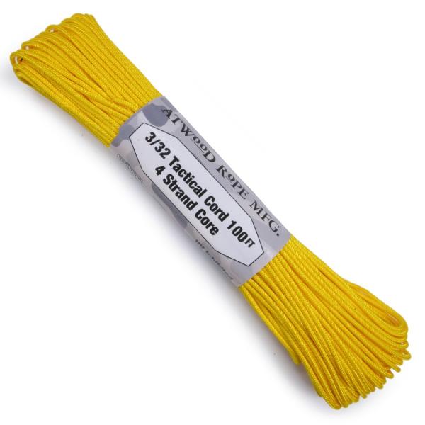 ATWOOD ROPE タクティカルコード 30m イエロー アトウッドロープ 紐 靴ひも 靴紐 y...