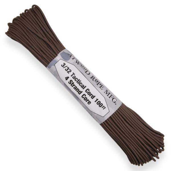 ATWOOD ROPE タクティカルコード 30m ブラウン アトウッドロープ 紐 靴ひも 靴紐 b...