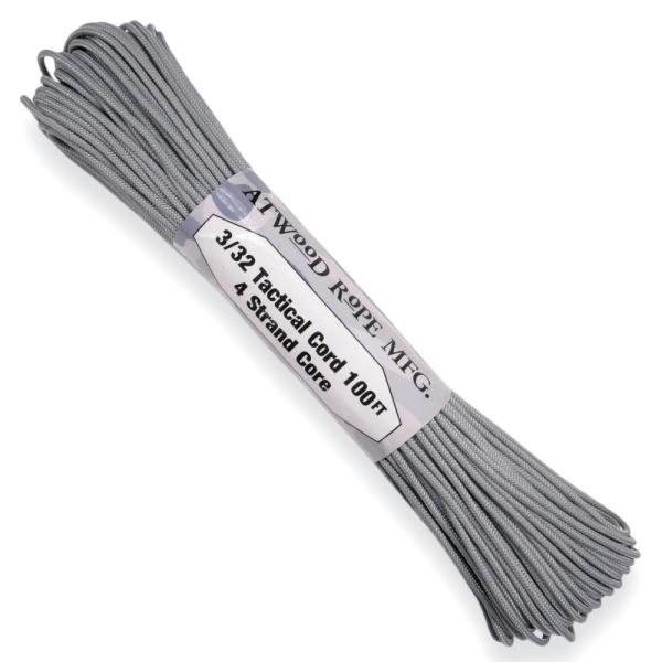 ATWOOD ROPE タクティカルコード 30m グレー アトウッドロープ 紐 靴ひも 靴紐 gr...