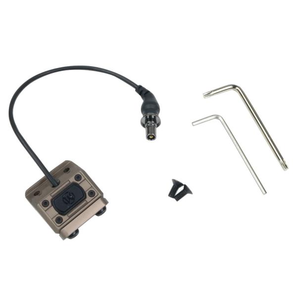 WADSN リモートスイッチ ModButton 角度付きプラグ Surefire対応規格 20mm...