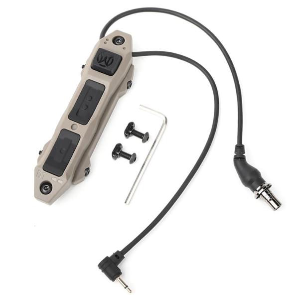 WADSN リモートスイッチ TAPS デュアルファンクション Surefire/PEQ対応プラグ ...