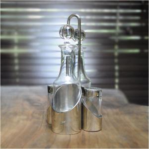 調味料入れ 手榴弾 プラスチック 赤 黄 2個セット コンディメント