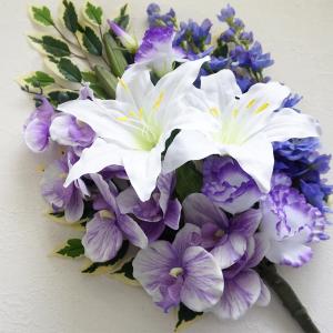 仏花 造花 単品 1束 プレミアム ホワイトパ...の詳細画像4