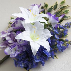 仏花 造花 単品 1束 プレミアム ホワイトパ...の詳細画像5