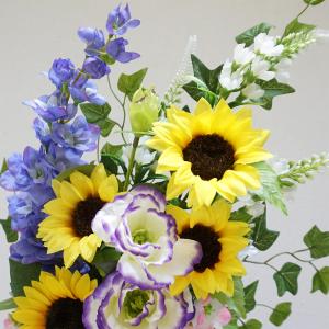 仏花 造花 一対 ひまわり 夏 お墓用 仏壇用...の詳細画像5