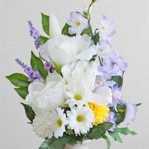 仏花 造花 仏壇用 光触媒加工 トルコキキョウ...の詳細画像5