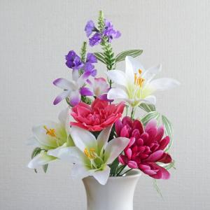 仏花 造花 枯れないお供え花 リリーマムミック...の詳細画像3