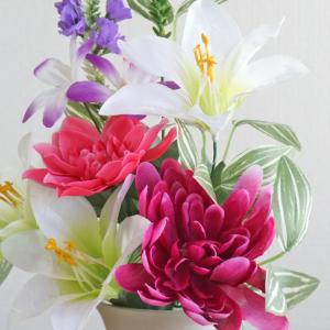 仏花 造花 枯れないお供え花 リリーマムミック...の詳細画像5
