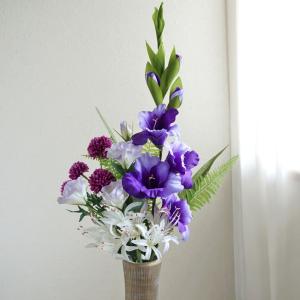 墓花 仏花 造花 グラジオラス組花 単品 供花...の詳細画像4
