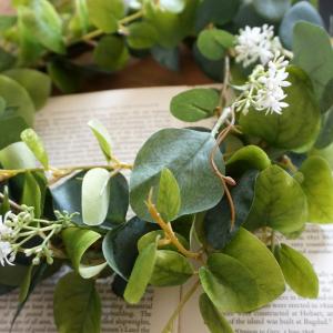 ユーカリ リース 造花 母の日 グリーンリース...の詳細画像3