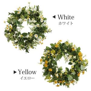 デージーミックス リース 造花 オールシーズン...の詳細画像1