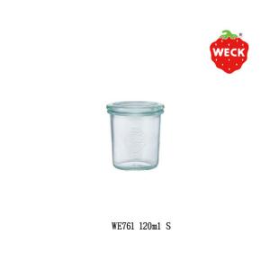 WECK（ウェック） いちごマークガラスキャニスタ Lサイズ 250ml : 雑貨